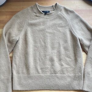 Banana Republic Beige Crewneck Sweater